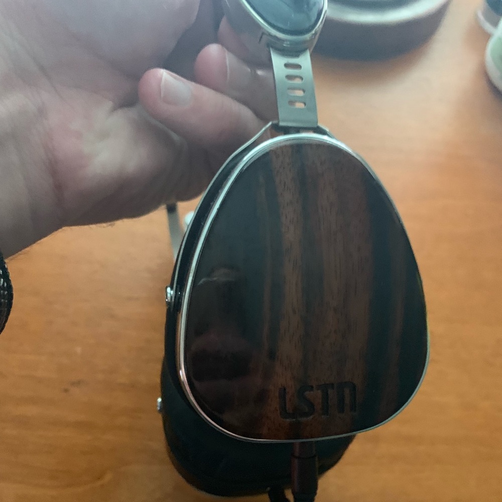 LSTN wooden headphones